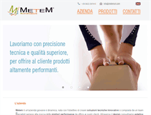 Tablet Screenshot of metemsrl.com